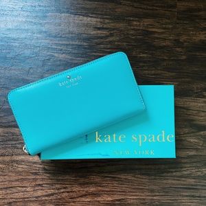 Teal Kate Spade Wallet